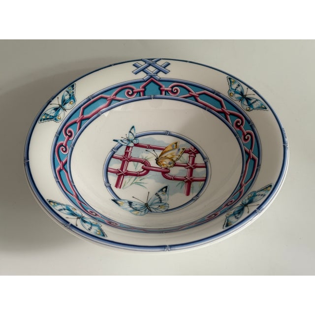 The Butterfly Garden Dessert Bowl from Hermès, Paris, 1990s For Sale - Image 6 of 7