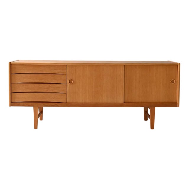 Swedish Oak Ulvo Sideboard by Erik Wørts for Ikea, 1960s For Sale