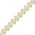 Yellow Plated Sterling Silver Round-Cut Diamond Bracelet (0.5 cttw, H-I Color, I2-I3 Clarity) For Sale - Image 4 of 6