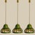 Round Green Glazed Ceramic Pendant Light, Germany, 1970s For Sale - Image 4 of 18