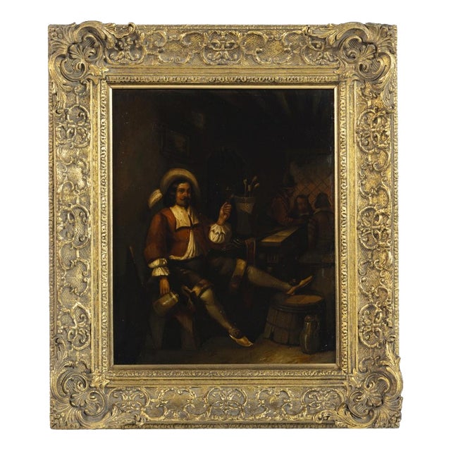 Jacobus Josephus Eeckhout, German Nobleman, 19th Century, Wood For Sale