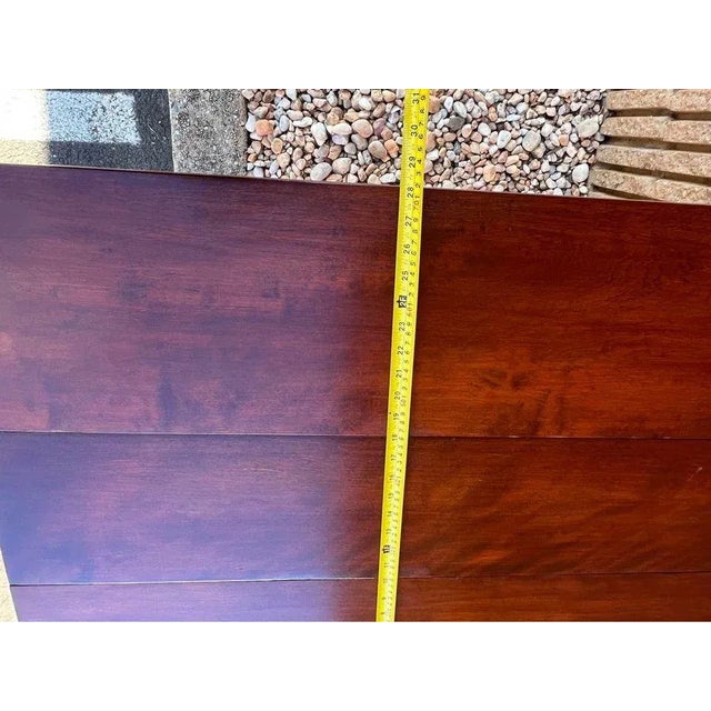 Wood Vintage Art & Craft Style Solid Cherry Gate Leg Drop Leaf Table. For Sale - Image 7 of 11