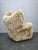 Art Deco Wingback Lounge Chair in Honey Skandilock Sheepskin, 1930s For Sale - Image 3 of 10