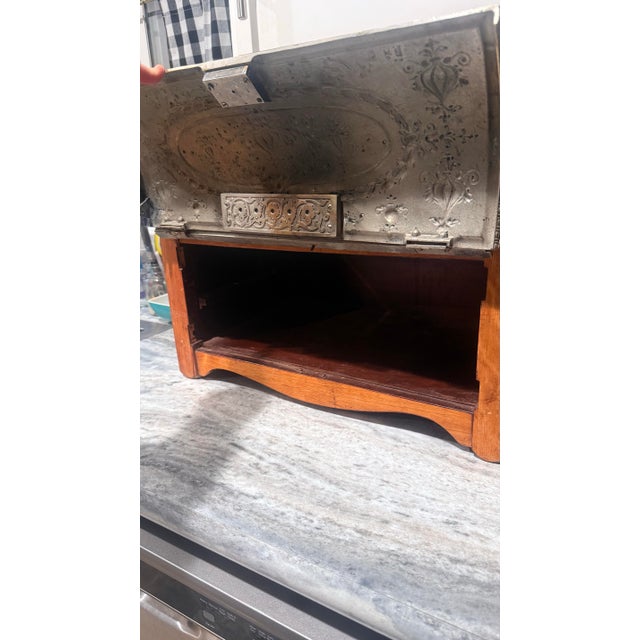 1910s Custom One of a Kind National Cash Register Bread Box For Sale - Image 5 of 10