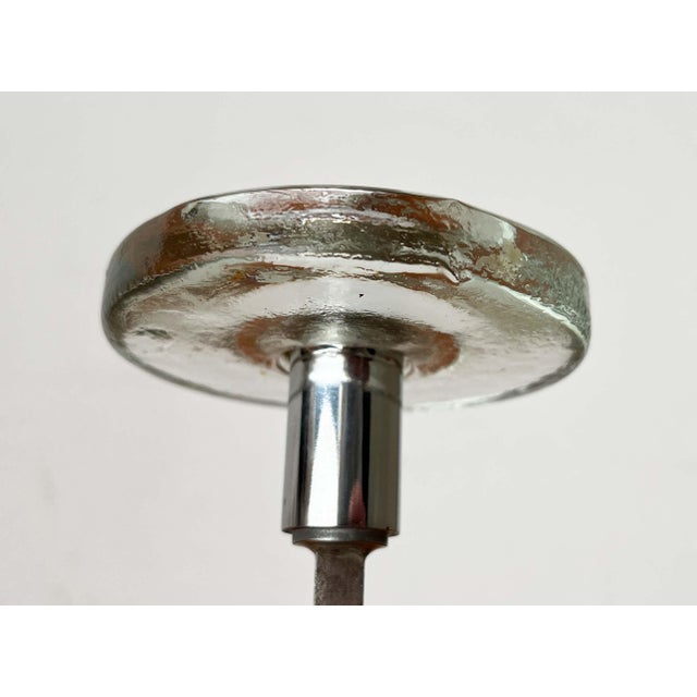 Mid-Century Modern Space Age Glass and Metal Door Handle, Germany, 1960s For Sale - Image 6 of 18