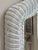 White 20th Century White Wicker Wall Mirror For Sale - Image 8 of 12