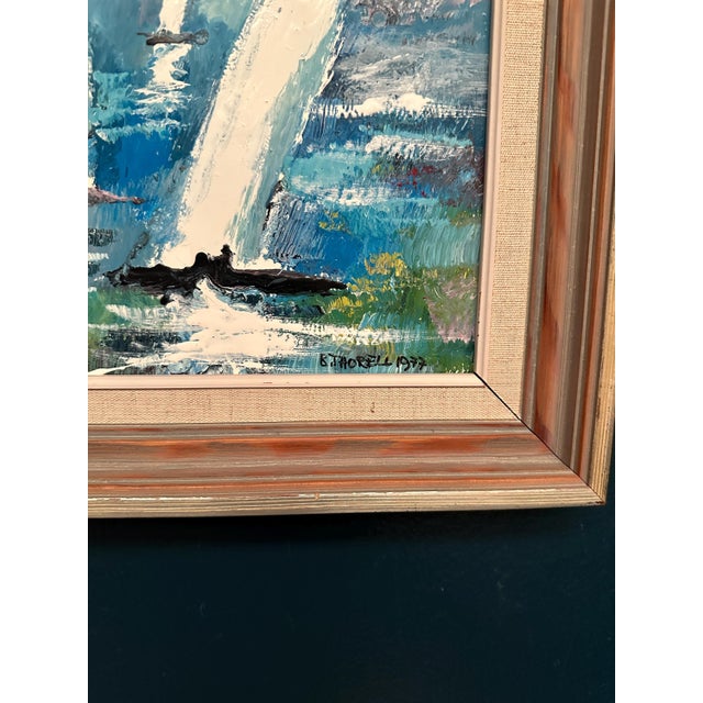 Bertil Thorell, Sailboats, 1977, Oil on Panel, Framed For Sale - Image 15 of 18