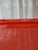 Mid-Century Modern Vintage Bali Hai Faux Bamboo Cane Twin Headboard by Henry Link- Newly Painted Flirt Red by Behr For Sale - Image 3 of 11