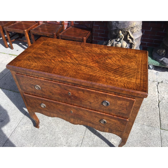 French Country Style Inlaid Dresser Chest Chairish