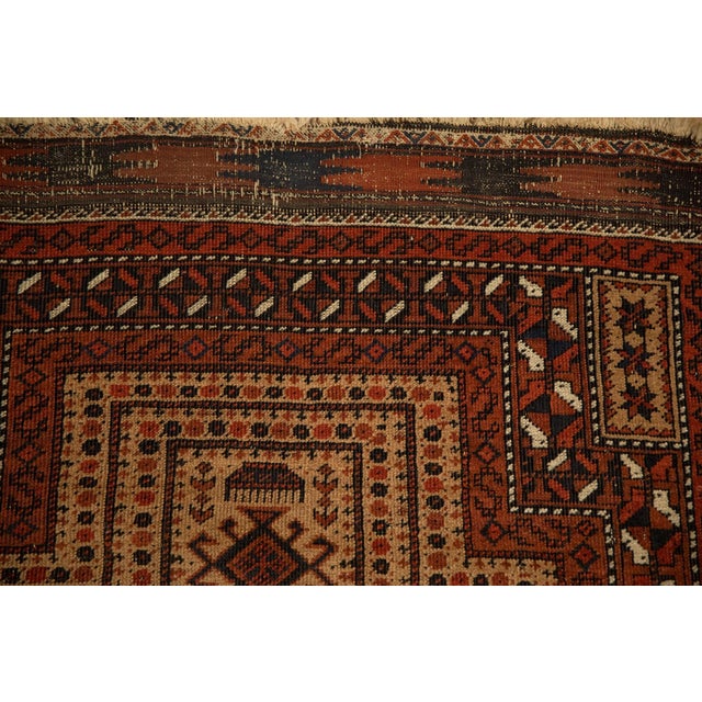 Antique Belouch Rug - 2'10" x 4'6" For Sale - Image 9 of 12