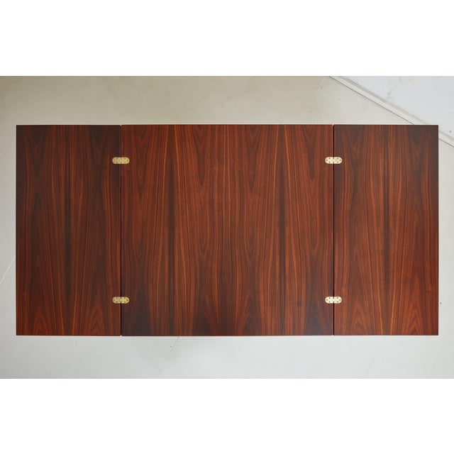 Wood Chelsea' Square Extendable Dining Table by Vittorio Introini for Saporiti For Sale - Image 7 of 11