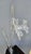 Late 20th Century Hans Frabel Glass Daffodil Sculpture on Stand For Sale - Image 4 of 9