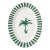 Fern & Co. X Anthropologie Palm Tree Oval Serving Platter For Sale