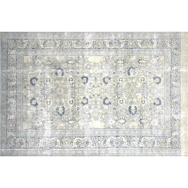 Textile 1940s Persian Tabriz Rug For Sale - Image 7 of 7