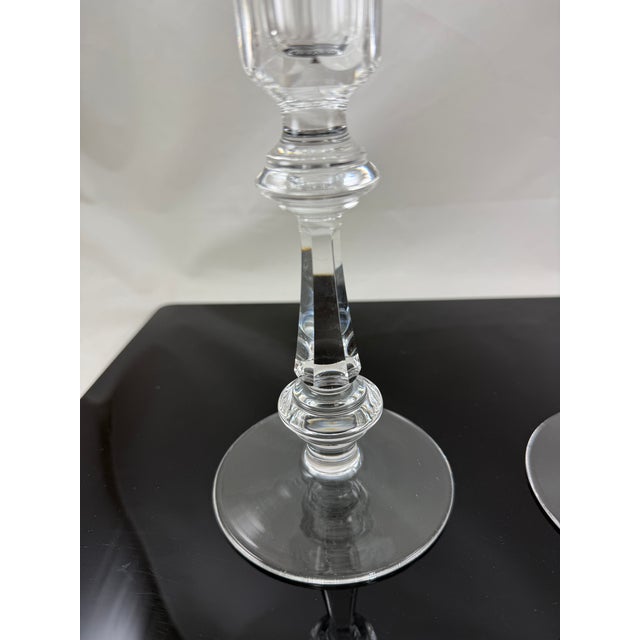 Contemporary Waterford Crystal Curraghmore Candle Holders 8.25" For Sale - Image 3 of 6