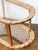 Italian Two-Tier Drinks Cart of Scalloped Wood and Glass - Mid 20th Century For Sale In Austin - Image 6 of 10