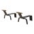 Mid 20th Century Donald Deskey Style Andirons - a Pair For Sale