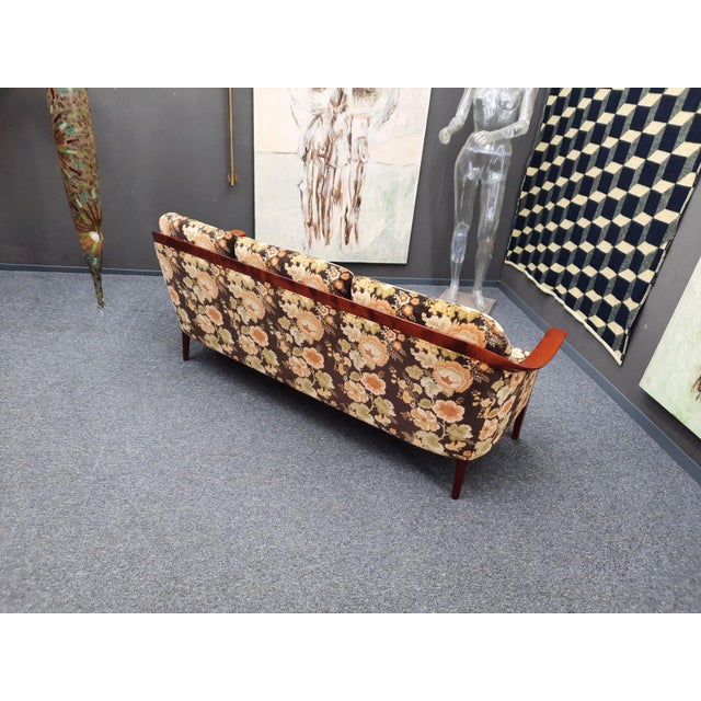 Brown Mid-Century Sofa by Wilhelm Knoll for Walter Knoll / Wilhelm Knoll, 1970s For Sale - Image 8 of 13