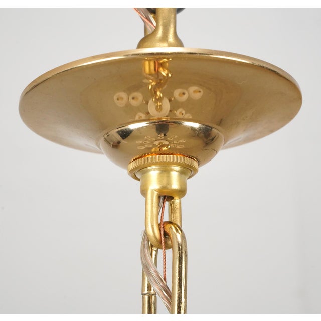 Vintage Italian Neoclassical Revival Porcelain 16 Arm Chandelier For Sale - Image 9 of 10