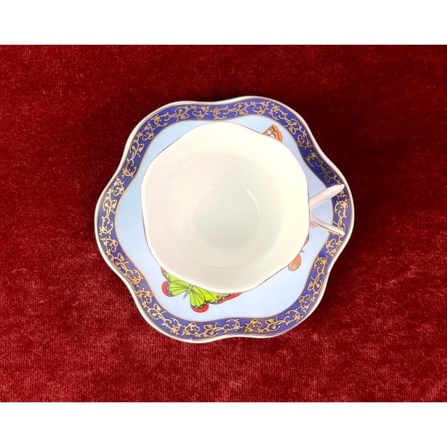 Classic Coffee & Tea Butterfly Demitasse Service for 12 & Nobility Plate Spoons - 33 Pieces Cups Never Used For Sale In Portland, OR - Image 6 of 11