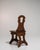 Brown Early 20th Century France Rich Walnut Brown Carved Walnut Side Chair For Sale - Image 8 of 11
