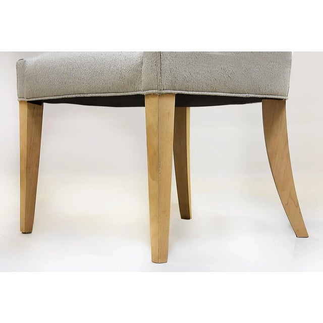 Le Jeune Upholstery Kilani Dining Armchair Showroom Model For Sale In Miami - Image 6 of 7