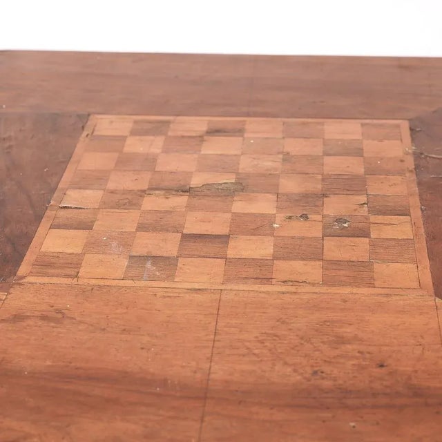 Vintage Table with Chessboard For Sale - Image 6 of 8