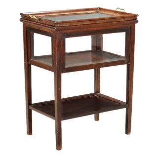 19th Century Walnut Display Table, Italy For Sale
