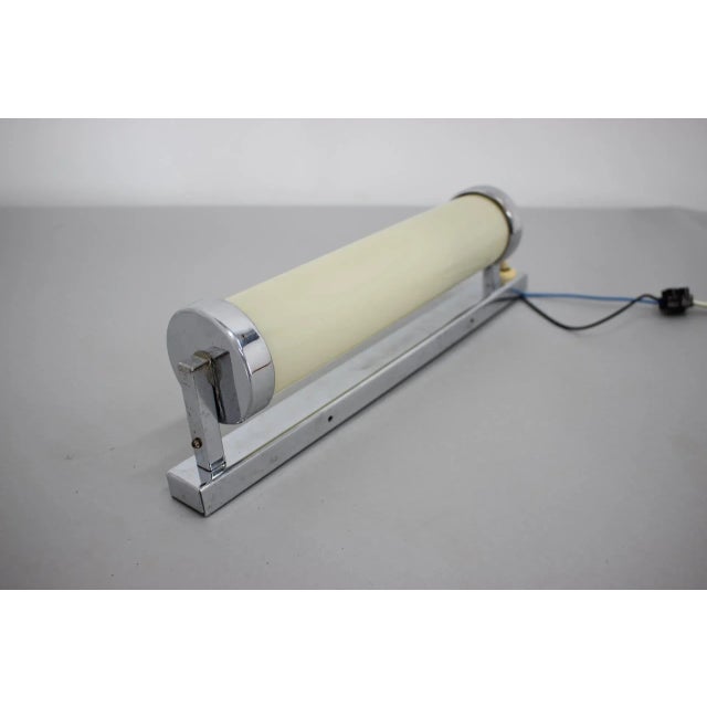 1930s Bauhaus Chrome Wall Lamp or Sconce, 1930s For Sale - Image 5 of 8