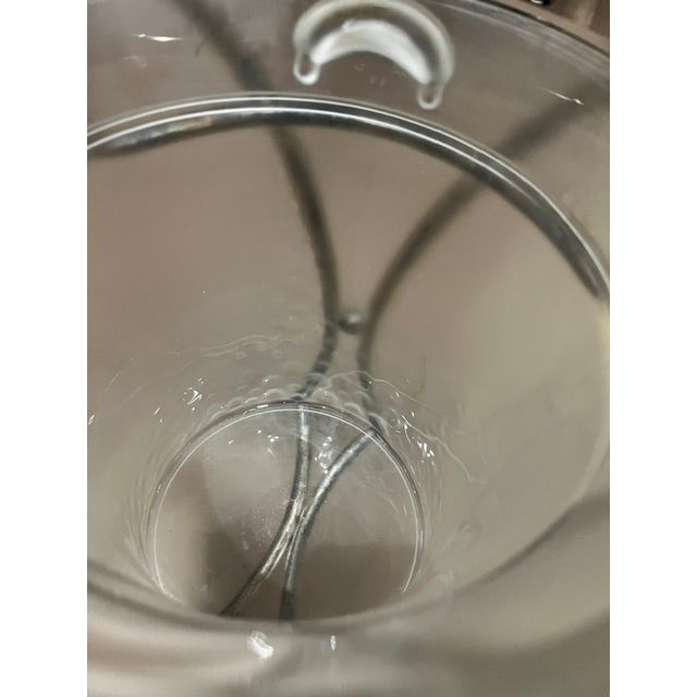 Metal Vintage Godinger Champagne Celebration Ice Bucket with Holder For Sale - Image 7 of 9