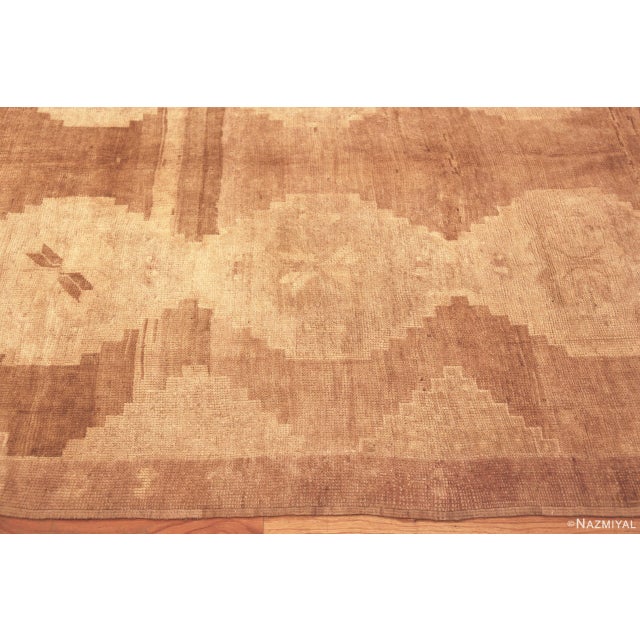 Nazmiyal Collection Vintage Turkish Kars Area Rug For Sale - Image 4 of 5