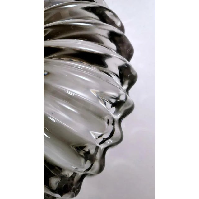 Art Deco French Glass Bowl by Pierre d'Avesn for Daum, 1930 For Sale - Image 11 of 13