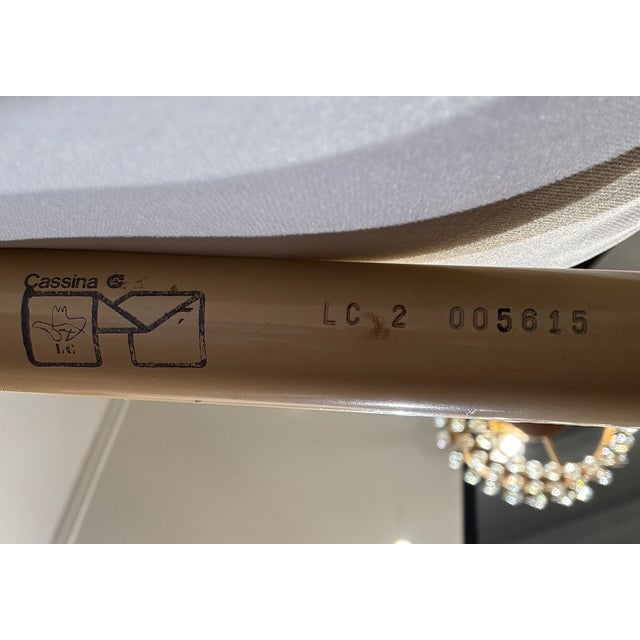 LC2 Lounge Chairs by Le Corbusier for Cassina, 1980s, Set of 2 For Sale - Image 17 of 18