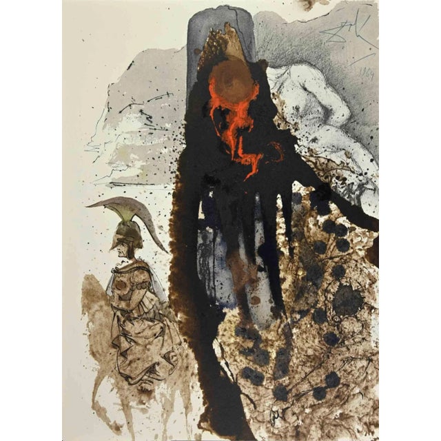 Salvador Dali, Lesus Flagellatus, Lithograph, 1964 For Sale - Image 4 of 4