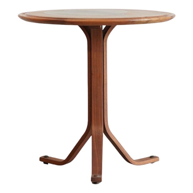 Danish Modern Occasional Table by Selig, Teak With Slate Inlay, 1950s For Sale