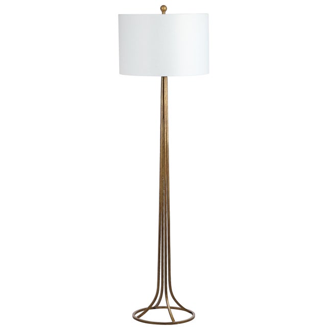 2020s 60-Inch H Floor Lamp - Antique Bronze For Sale - Image 5 of 5