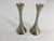 Mid 20th Century Mid-Century Silver Candlesticks- a Pair For Sale - Image 5 of 6