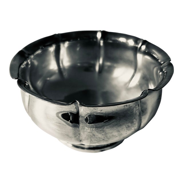 Vintage Golden Ray 231 by g.h. French Silver Plate Bowl For Sale