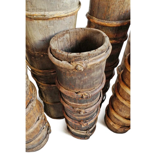 Antique Butter Churn Wood Pot For Sale In Los Angeles - Image 6 of 8