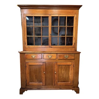 American Pennsylvania Dutch Step-Back Cupboard For Sale