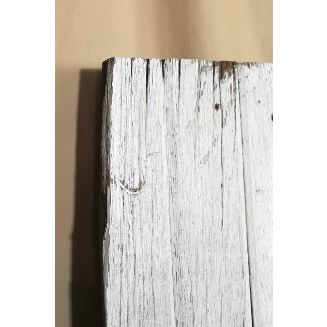 Antique Outhouse Door With a Crescent Moon For Sale - Image 4 of 10