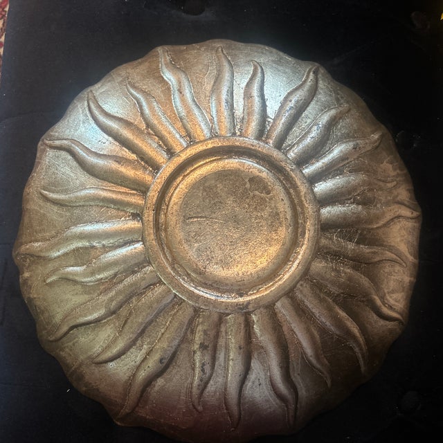 2000 - 2009 Sunflower Art Glass Bowl For Sale - Image 5 of 5