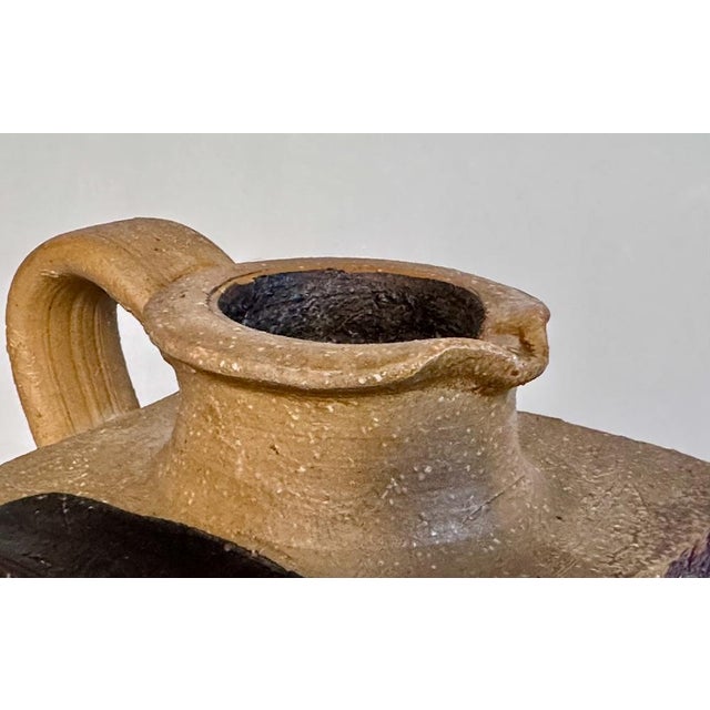 Sculptural Cubic Studio Ceramic Art Jug, Germany, 1940s For Sale - Image 10 of 18