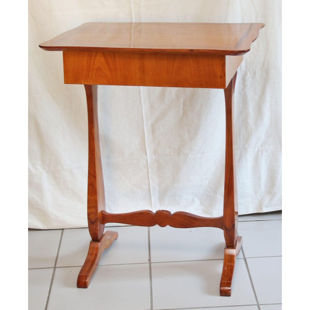 19th Century Biedermeier Sewing Table, 1830s For Sale - Image 5 of 10