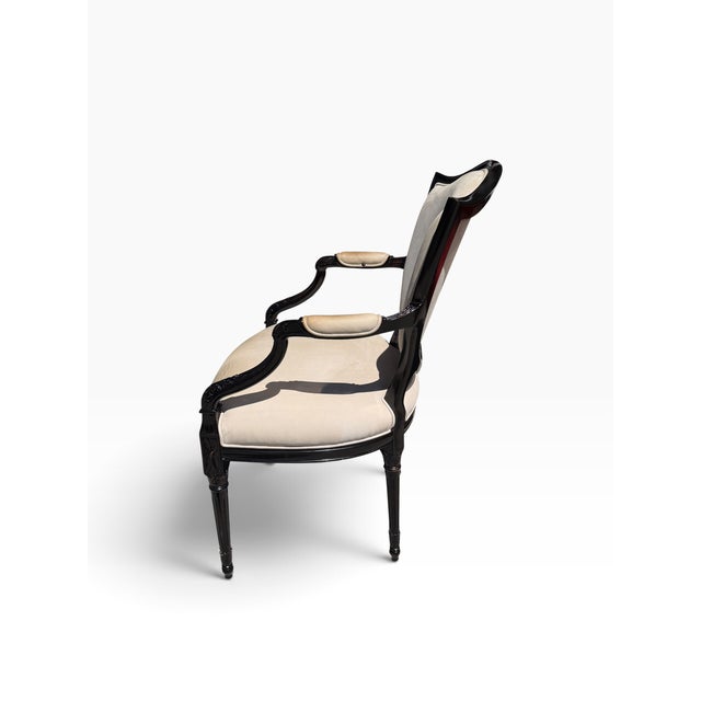 Wood Gianfranco Ferre Home Regency Style Arm Chair For Sale - Image 7 of 9