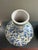 Contemporary Pair of Blue & White Floral Porcelain Vases For Sale - Image 3 of 8