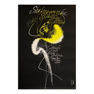1994 Czech Ballet Poster (Josef Flejsar) - "Balet Siluety"