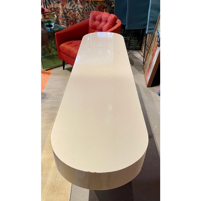 Mid-Century Modern Mid Century Modern Brass Console For Sale - Image 3 of 8