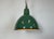 Industrial Green Enamel Factory Pendant Lamp, 1960s For Sale - Image 14 of 16