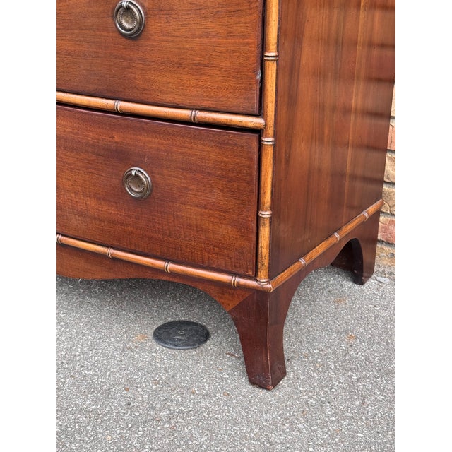 French 19th Century Faux Bamboo Chest For Sale - Image 3 of 14